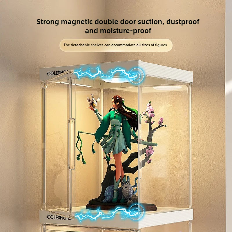 Hand made Display Cabinet Transparent Ornaments Blind Box Dustproof Acrylic Suitable