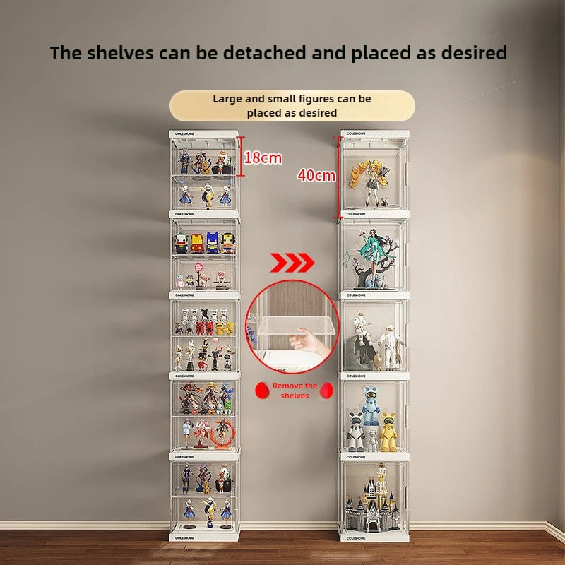 Hand made Display Cabinet Transparent Ornaments Blind Box Dustproof Acrylic Suitable