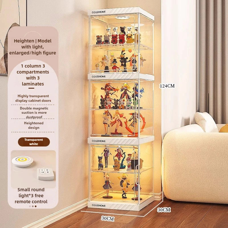 Hand made Display Cabinet Transparent Ornaments Blind Box Dustproof Acrylic Suitable