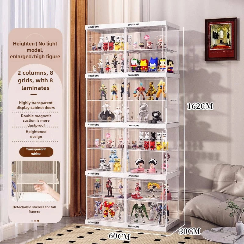 Hand made Display Cabinet Transparent Ornaments Blind Box Dustproof Acrylic Suitable